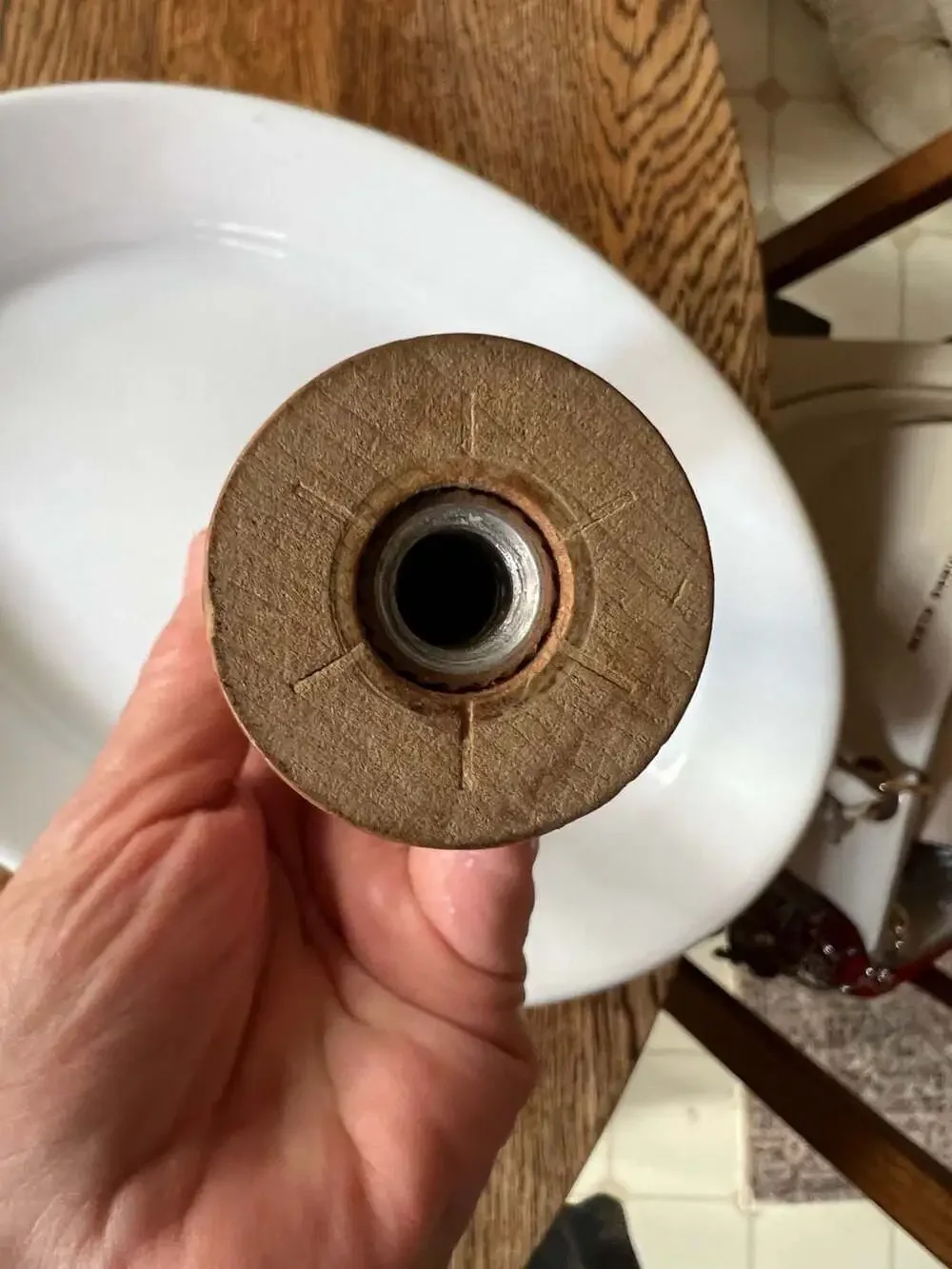 Miller Lite wood baseball